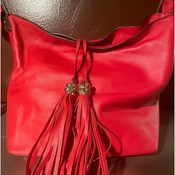 Medium size red KARL LAGERFELD shoulder bag gentle used - Picture 2 of 3